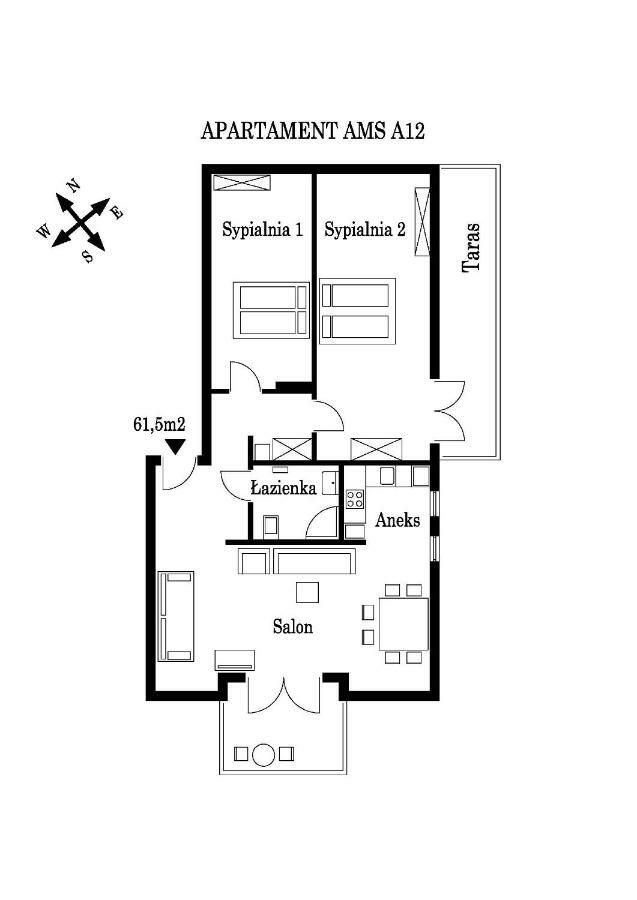 Apartament Ams A12 Apartment Rewal Exterior photo